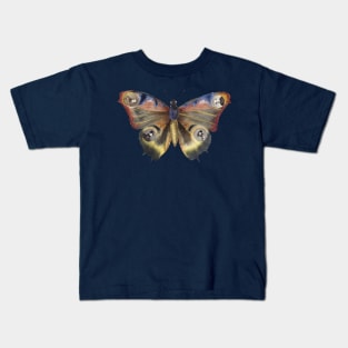 Vintage Butterfly & People Kids T-Shirt